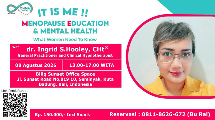 Seminar Menopause Education and Mental Health - ICHII Hipnoterapi